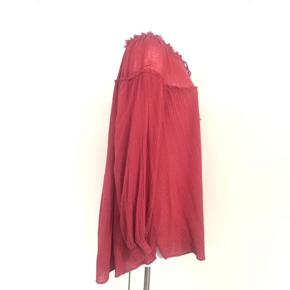 Free People bottom up oversize tassel dress M - Picture 5 of 8